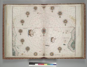 Atlas Vallard 1547 6 Brasil África Océano Atlántico de Unbekannt Unbekannt